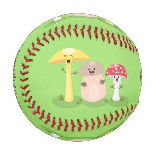Pelota De Béisbol Toadstool de hongos de hongo de kawaii