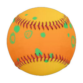 Pelota De Béisbol Tonos Naranjas