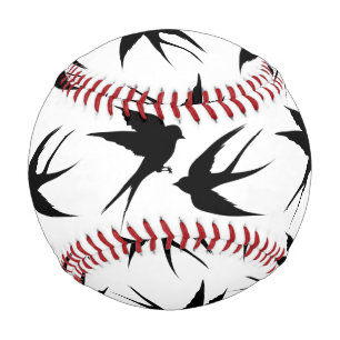 Pelota De Béisbol Tragar pájaros Silhouettes Thunder_Cove