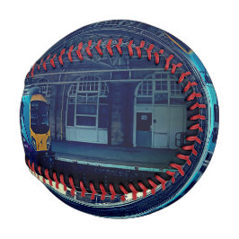 Pelota De Béisbol Tren azul claro