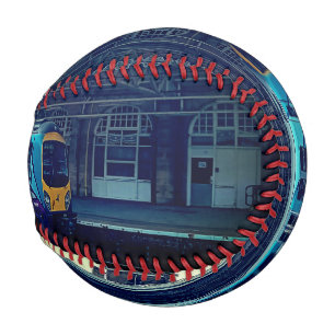 Pelota De Béisbol Tren azul claro