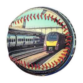 Pelota De Béisbol Tren azul y gris