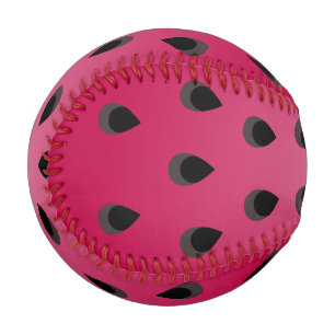 Pelota De Béisbol trozo de sandía roja con semillas