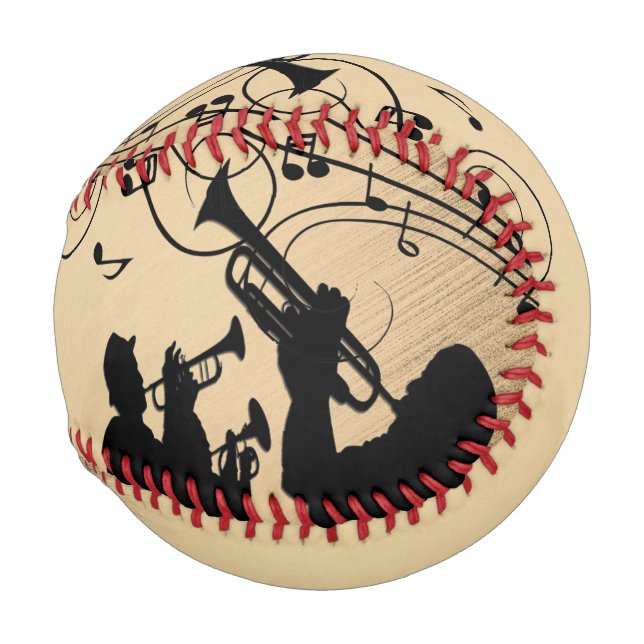 Pelota De Béisbol Trumpet Section Rustic Music (Reverso Izquierdo)
