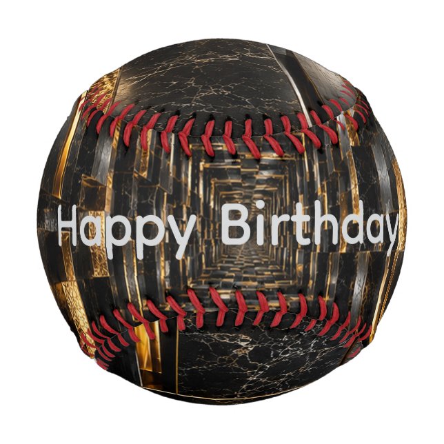 Pelota De Béisbol Túnel de cubo infinito (Anverso)