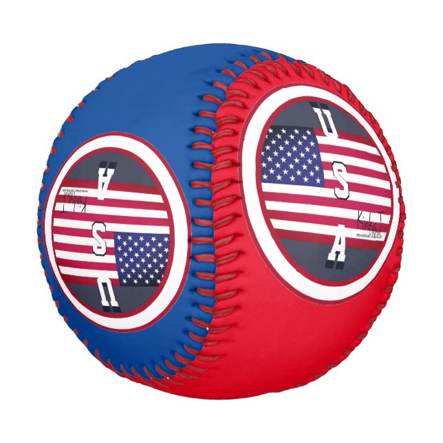 Pelota De Béisbol U.S.A. Kinka T Creations (Angular)