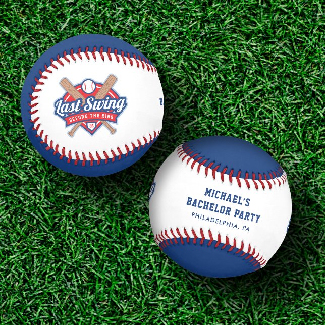 Pelota De Béisbol Último swing antes de la despedida de soltero (Subido por el creador)
