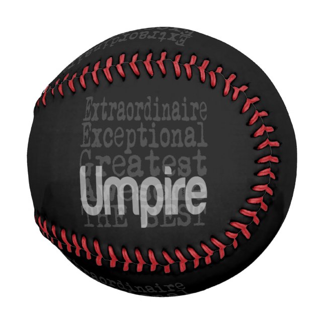 Pelota De Béisbol Umpire Extraordinaire (Anverso derecho)