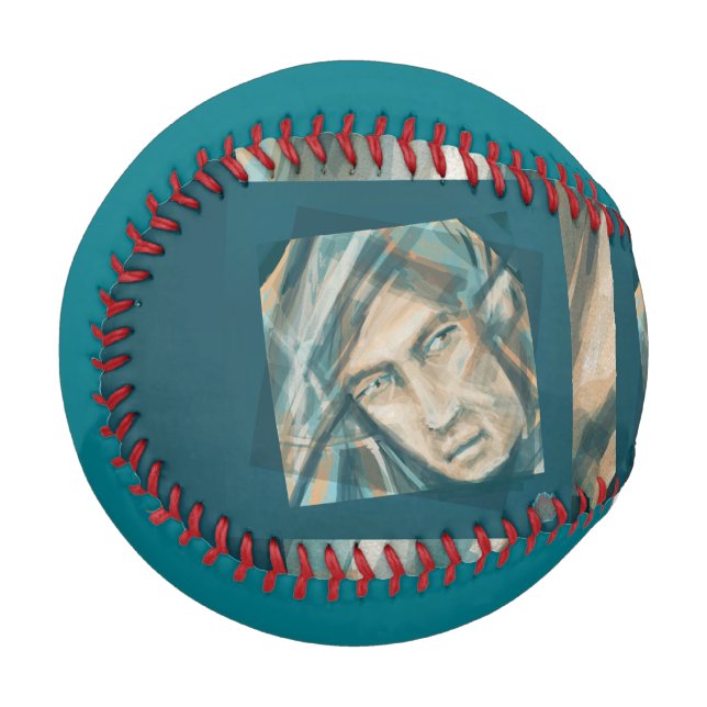 Pelota De Béisbol Un elfo verde desafiante (Anverso izquierdo)