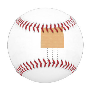Pelota De Béisbol un fondo blanco y naranja con cuadrados pequeños