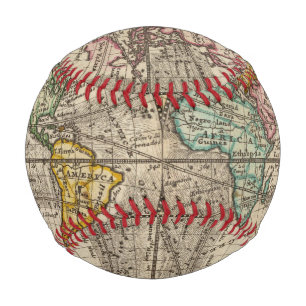 Pelota De Béisbol Un nuevo mapa del mundo con vientos alisios