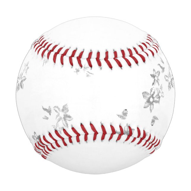 Pelota De Béisbol una foto en blanco y negro de burbujas en una espa (Anverso)