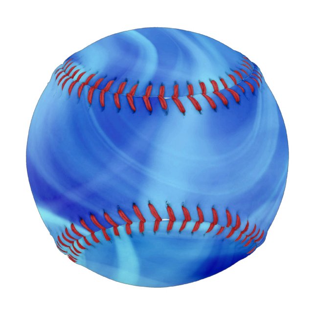 Pelota De Béisbol Una niebla azul mística (Anverso)