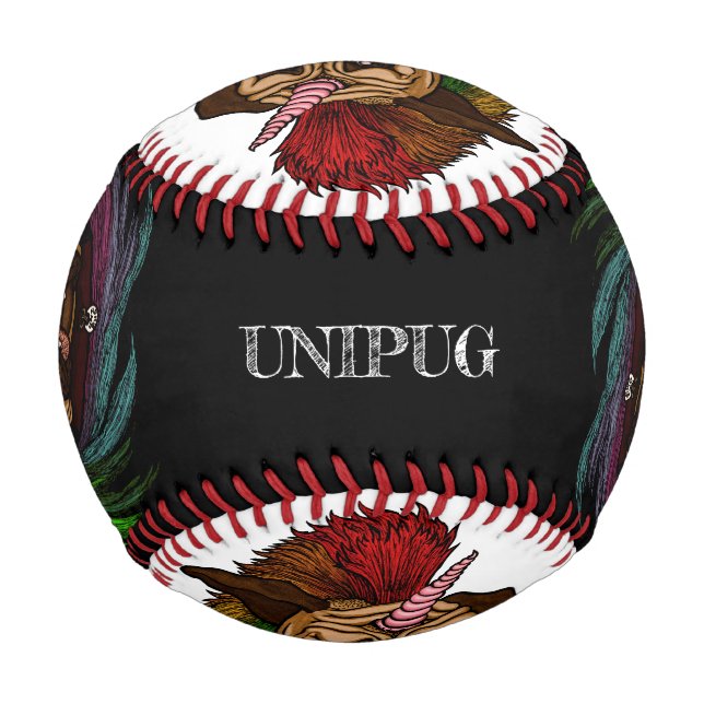 Pelota De Béisbol Unipug Ball (Yin Yang) (Anverso)