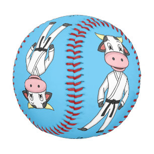 Pelota De Béisbol Vaca corta con traje de kung fu personalizado