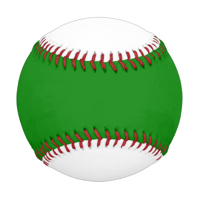 Pelota De Béisbol Verde (Anverso)