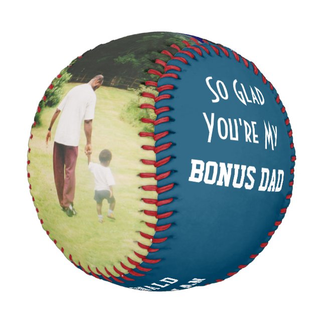 Pelota De Béisbol Verde azulado personalizado 2 Photo BONUS DAD (Angular)