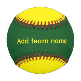 Pelota De Béisbol Verde y amarillo