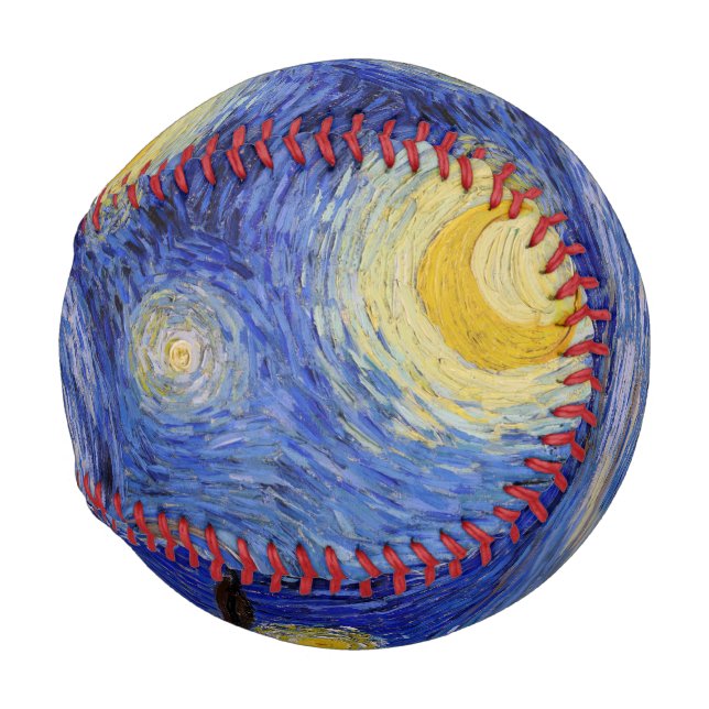 Pelota De Béisbol Vincent Van Gogh - La noche estrellada (Anverso derecho)