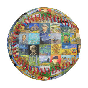 Pelota De Béisbol Vincent van Gogh - Piquetas maestras del mosaico