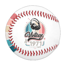 Pelota De Béisbol Vintage desde audífonos de 1971