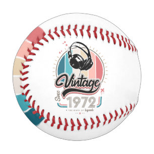 Pelota De Béisbol Vintage desde audífonos de 1972