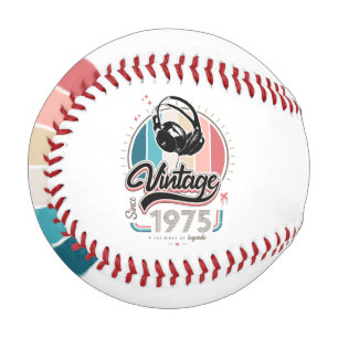 Pelota De Béisbol Vintage desde audífonos de 1975