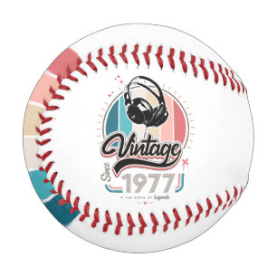 Pelota De Béisbol Vintage desde audífonos de 1977