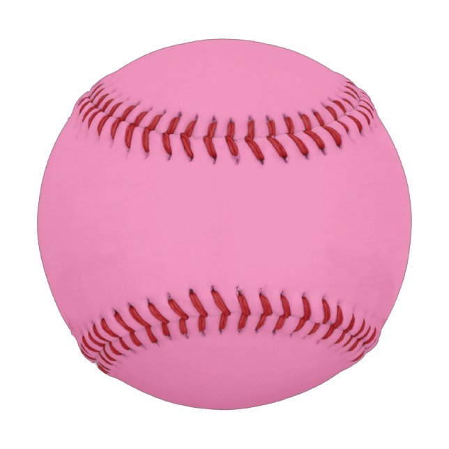 Pelota De Béisbol Violeta Pastel, Daisy Rosa, Rosa Rosa Rosa, (Anverso)