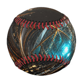 Pelota De Béisbol Vórtice Dorado del Núcleo Cuántico