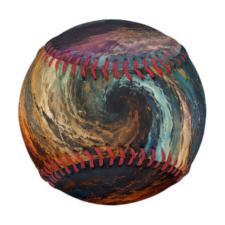 Pelota De Béisbol Vórtice Infinito | Abstracto