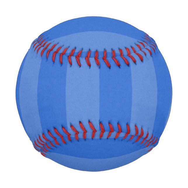 Pelota De Béisbol Wide Stripes - Blue (Anverso)