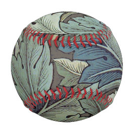 Pelota De Béisbol William Morris Acanthus Sage Flor Floral Botánica