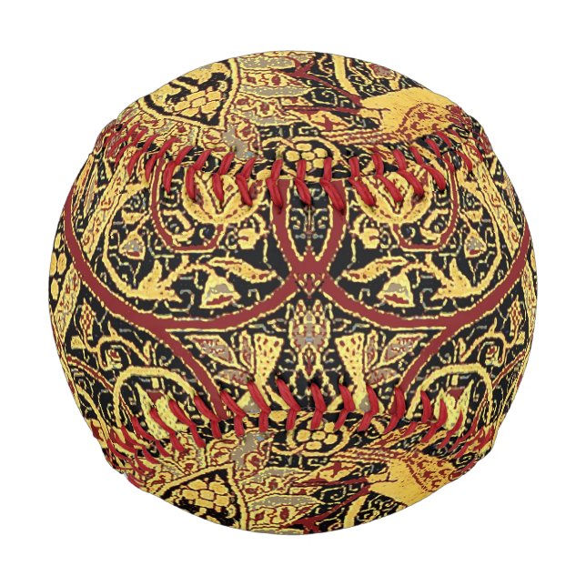 Pelota De Béisbol William Morris Bullerswood Faux Tapestry (Anverso)