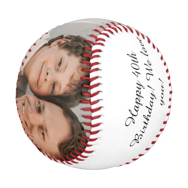 Pelota De Béisbol 'World's Greatest Dad' Customizable Birthday Gift (Angular)