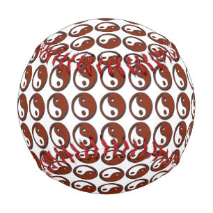 Pelota De Béisbol Yin Yang por Shirley Taylor