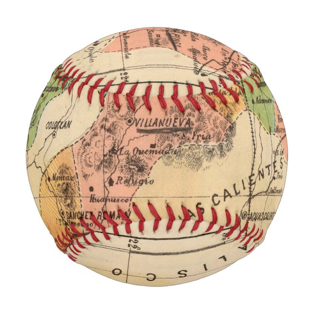 Pelota De Béisbol Zacatecas, México (Anverso)