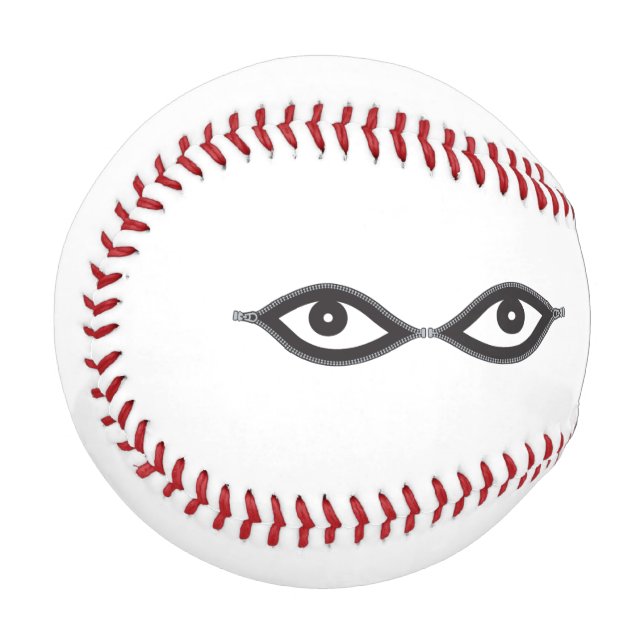 Pelota De Béisbol Zipper Eyes (Anverso izquierdo)