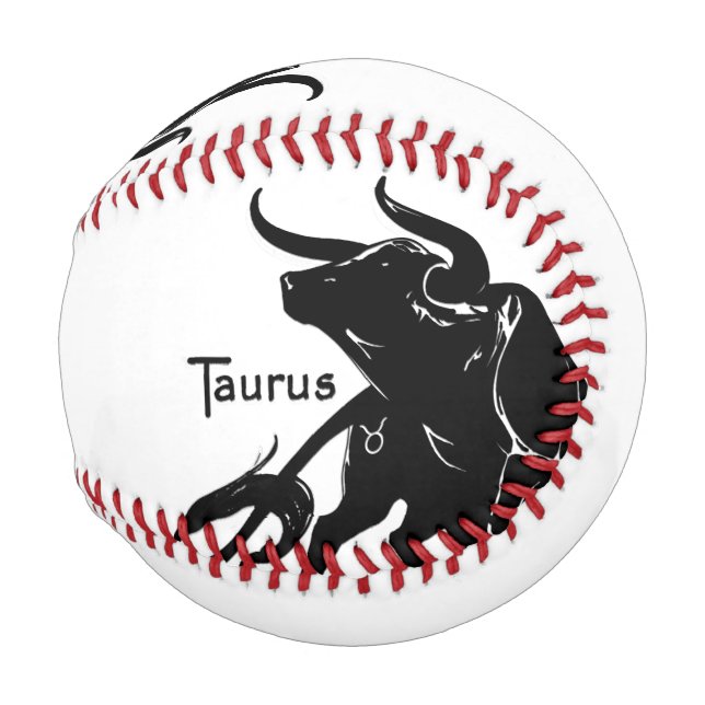 Pelota De Béisbol Zodiac Taurus (Anverso derecho)