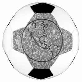 Pelota de Fútbol con textura de imagen gris de la 