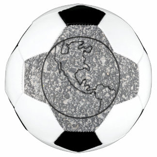 Pelota de Fútbol con textura de imagen gris de la 
