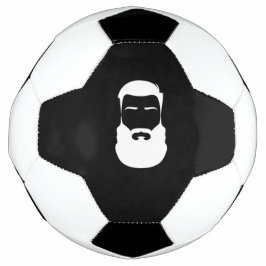 Pelota de fútbol de barba blanca