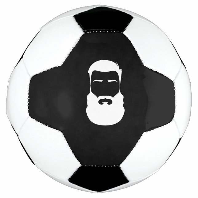 Pelota de fútbol de barba blanca (Anverso)