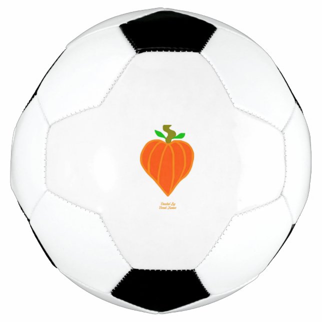 Pelota de fútbol de calabaza (Anverso)