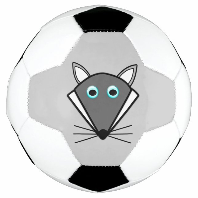 Pelota de fútbol de Lobo de Halloween (Anverso)