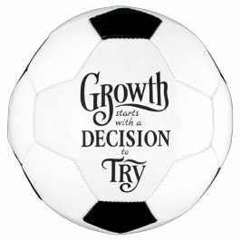 Pelota de fútbol motivadora