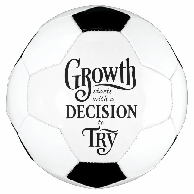 Pelota de fútbol motivadora (Anverso)