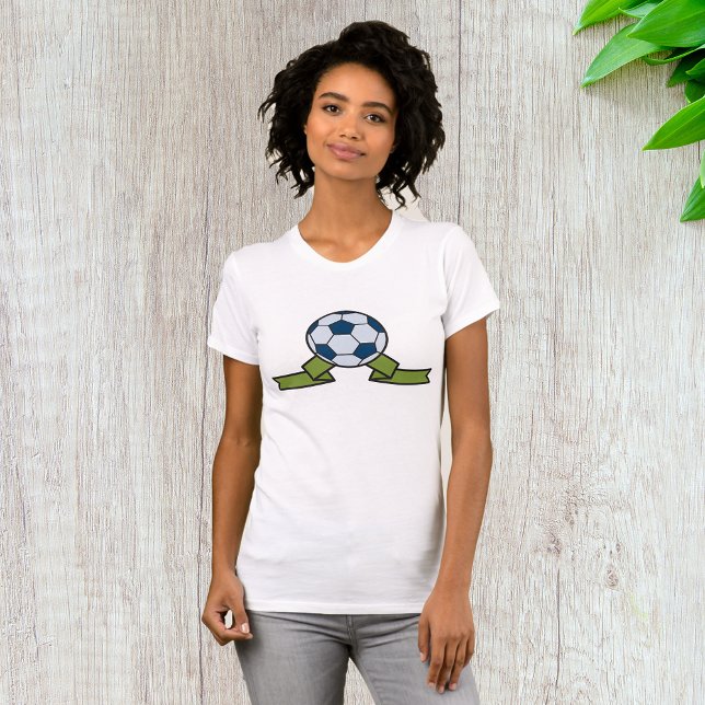 Pelota De Fútbol Y Camiseta De Cinta Para Mujeres (Subido por el creador)