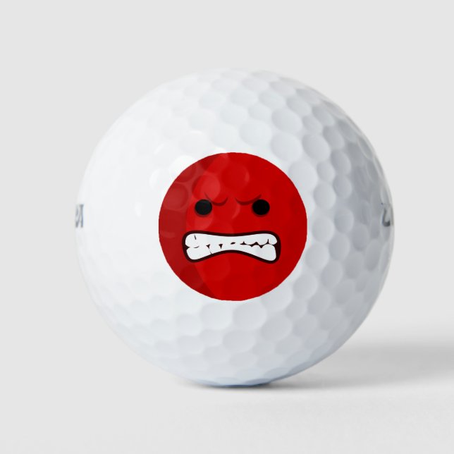 Pelota de golf agresiva (Anverso)
