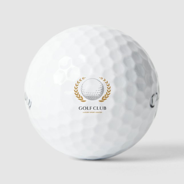 Pelota de Golf Callaway Supersoft Premium con Logo (Anverso)
